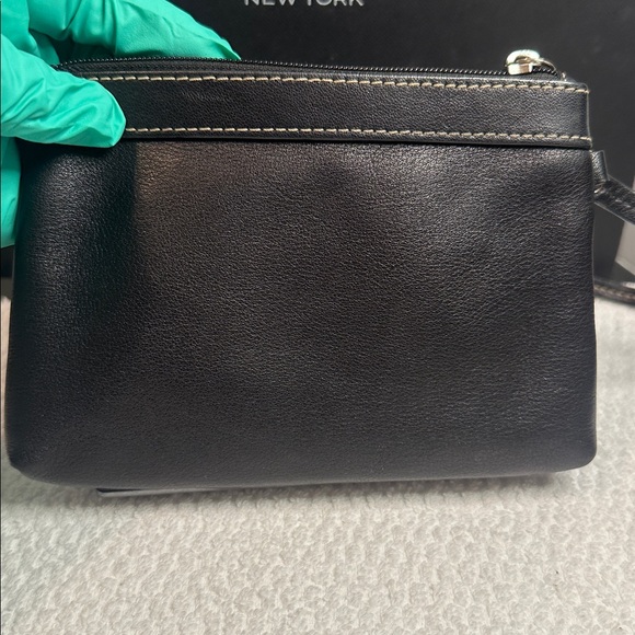 Coach black Leather Wristlet - Picture 2 of 7